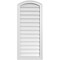 Ekena Millwork Arch Top Surface Mount PVC Gable Vent: Functional, w/ 2"W x 1-1/2"P Brickmould Frame, 18"W x 42"H GVPAR18X4202SF - alternate 1